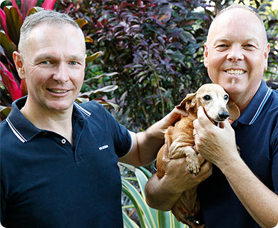 Cremation for Pets - Holding Dog - Far North Queensland