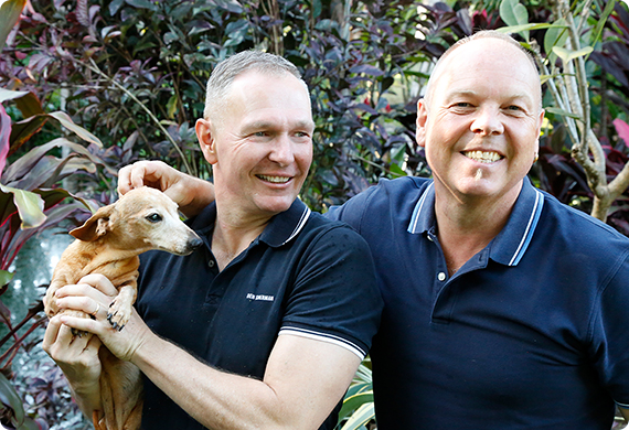 Cremation for Pets - Thumbnail Holding Dog - Far North Queensland